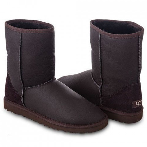 Ugg Men'S Classic Short Metallic Chocolate