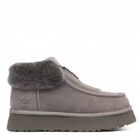 Ugg Funkette Platform Boots - Smoke