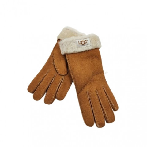 Перчатки Ugg Рыжие Меховые