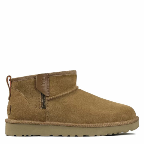 Ugg Men Classic Ultra Mini ZIP - Chestnut
