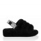 Ugg Fluff Yeah Slide-Black