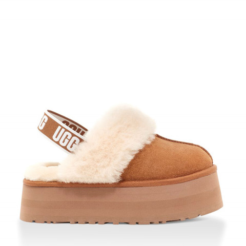 Ugg Funkette Suede Platform Chestnut