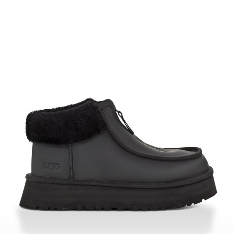 Ugg Funkette Platform Leather-Black