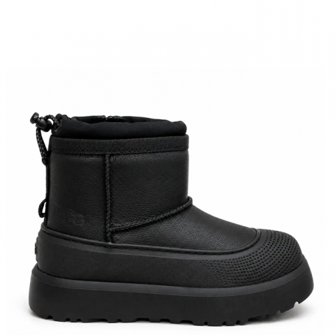 Ugg Kids Mini Weather Hybrid Black Leather