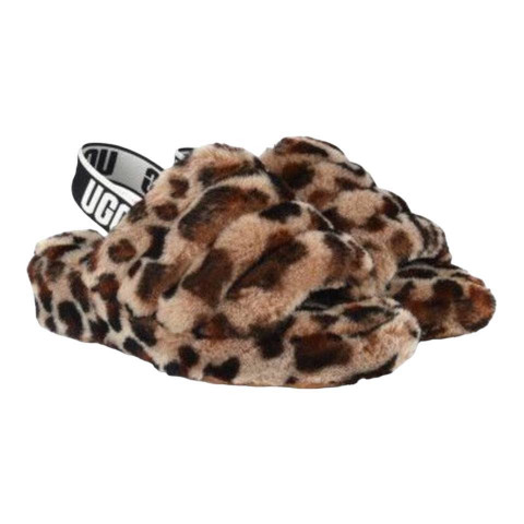 Ugg Fluff Yeah Slide Leopard