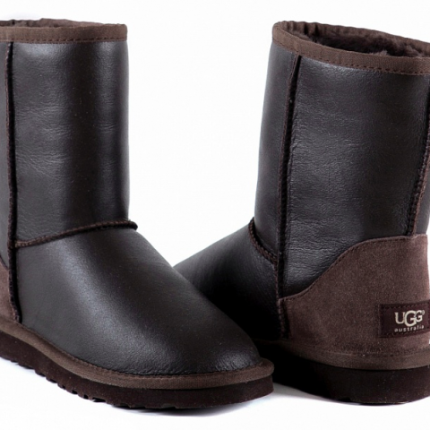 Ugg Classic Short Metallic Chocolate