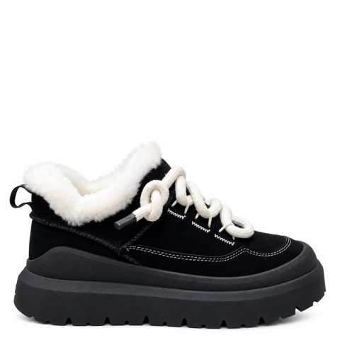 Ugg Mens Heritage Utility Sneaker Black