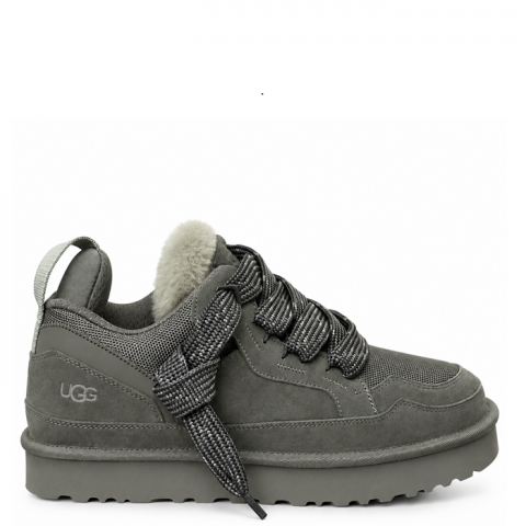 Ugg Mens Lowmel Sneaker Dense Smoke Artichoke